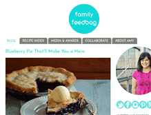 Tablet Screenshot of familyfeedbag.com